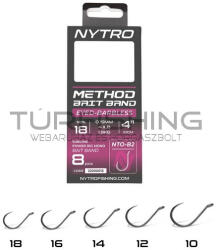 Nytro Nto-b2 Előkötött Szakáll Nélküli Csaligyűrűs Method Előke 10 Cm 12/0, 21mm (y2300012)