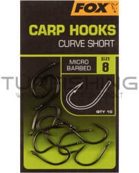 FOX CARP HOOKS Curve Shank Short - 8-as méret (CHK238)