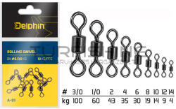 Delphin Rolling Swivel A-01/10db BN/1/0 (969A01100)