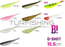 Delphin BOMB! Gumihal D-SHOT / 5db 10, 5cm/Motor Oil (101000663)