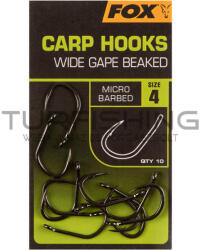 FOX CARP HOOKS Wide Gape Beaked - 6-os méret (CHK229)