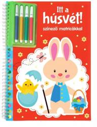 Napraforgó Könyvkiadó Itt a húsvét - Színező matricákkal és filctollal (5999564964482) - jateknet