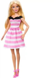 Mattel Barbie 65. évfordulós divatbaba csíkos ruhában (HTH66) - morzsajatekbolt
