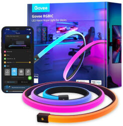 Govee Neon RGBIC LED szalag 3m (H61C33D1) (H61C33D1)