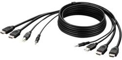 Belkin TAA Dual HDMI/USB/AUD KVM kábel HDMI M/M USB A/B F1DN2CCBL-HH6T (F1DN2CCBL-HH6T)