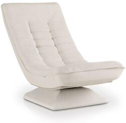 Juskys Fotoliu reglabil confortabil cu corduroy bej pentru interior (301371)