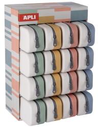 APLI Tolltartó, display, cipzáras, szilikon, kétszínű, APLI Up North , vegyes színek (LCA20652) - papirdepo