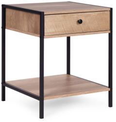 ModernHome CTG40404050 Éjjeliszekrény fiókkal és polccal 40 × 50 cm, világos tölgy