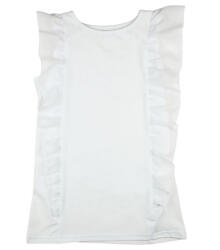 Asti Fehér alkalmi ujjatlan kislány póló