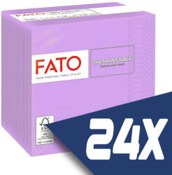FATO Szalvéta 24x24cm lila 2 rétegű 100 lap/csomag (24 csomag) (82549003-KARTON)