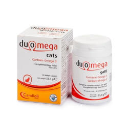 Candioli Pharma Duomega Cats 30 softgel capsules 500 mg , Suport Omega 3 pentru pisici