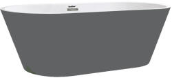 Leziter Noa szabadon álló fürdőkád 170x75x56 cm szürke (D-9003-170-Grey)