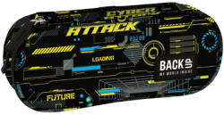 DERFORM Penar etui cu 1 fermoar si o clapa interioara Derform BackUP PB7A50, Motiv cyber attack (PB7A50) Penar