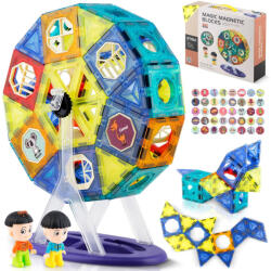RicoKids Kreatív Mágneses Építőkockák Készlet Körhinta