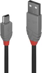 Lindy USB Mini USB Átalakító Fekete 3m 36724 (36724)