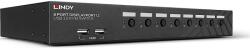 LINDY 8 Port DisplayPort 1.2 USB 2.0 & Audio KVM Switch (39540)