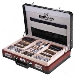 BOHMANN Комплект прибори за хранене Bohmann BH 5946 MR, 72 бр, Куфар, Инокс - azo