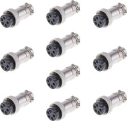 PNI Set cu 10 bucati mufa PNI de schimb pentru microfon cu 5 pini (pni-mic325-10) Statii radio