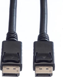Valueline Cablu DisplayPort 4K LSOH T-T 7.5m Negru, Value 11.99. 5765 (11.99.5765-10) - cel