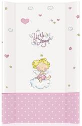 Lorelli Saltea de infasat cu intaritura Lorelli - Little Angel, 50 х 71 cm, alb cu roz (10130250004) Saltea de infasat