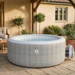 avenli Montreal Set jakuzzi gonflabil pentru 4-6 persoane 204x70cm - gri (17286EUV12)