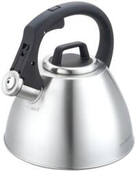 Klausberg Ceainic cu fluier Klausberg KB 7951, 2.5 l, Otel inoxidabil, Maner termoizolant, Inductie, Onix mat (KB 7951)
