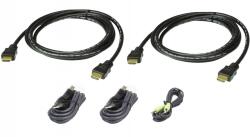 ATEN Kit cabluri KVM Aten 2L-7D02UHX3, USB-A - HDMI - Audio, 1.8 m (2L-7D02UHX3)