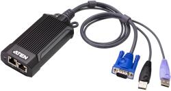 ATEN Switch KVM ATEN KG1900T DigiProcessor, 2x USB-A, 1 x VGA, Black (KG1900T-AX)