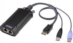 ATEN Switch KVM ATEN KG9900T DigiProcessor, 2x USB-A, 1 x DisplayPort, Black (KG9900T-AX)