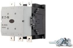 Eaton Контактор EATON DILM250/22(RA250), 208201 - 380 V 400 V 132 kW, 2 N/O, 2 NC, RA 250: 110 - 250 V 40 - 60 Hz/110 - 350 V DC, AC и DC работа, Винтова връзка (208201)
