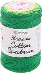 YARNART Macrame Cotton Spectrum 225 m 1309 Pink Green Zsinór (Macrame Cotton Spectrum 1309)