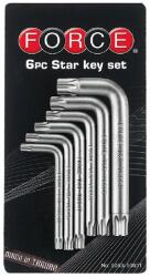FORCE Комплект Г-образни TORX ключове с отвор Force 5063T - 6 бр. , T40H-T60H (JN66066)