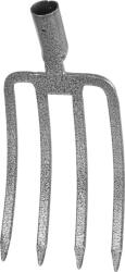 Strend Pro Garden Villa, Strend Pro Garden, szürke, acél, 4 ágú, széles fej, erős tüskék, nyél nélkül (TC211258)