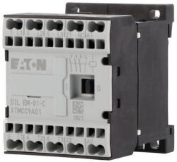 Eaton Контактор EATON DILEM-01-G-C(24VDC), 230167 - 24 V DC, 3 полюса, 380 V 400 V, 4 kW, 1 NC, Пружинни клеми, DC работа (230167)