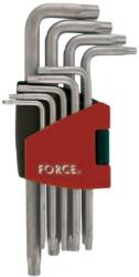 FORCE Комплект Г-образни удължени TORX ключове с отвор Force 5098LT - 9 бр. , T10H-T50H (JN62822)