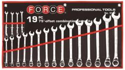 FORCE Комплект звездогаечни ключове Force 5192 - 75°, 6-24 мм, 19 части (JN61286)