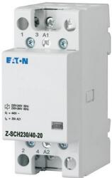Eaton Инсталационен контактор EATON Z-SCH230/40-20, 248855 - 230VAC/50Hz, 2N/O, 40A, 3HP (248855)