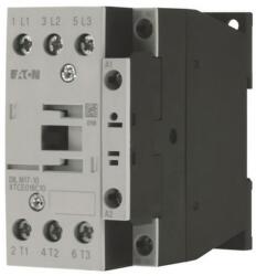 Eaton Контактор EATON DILM17-10(24V50/60HZ), 277008 - 3 полюса, 380 V 400 V 7, 5 kW, 1 N/O, 24 V 50/60 Hz, AC работа, Винтови клеми (277008)