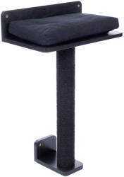  Modern Living Modern Living San Francisco falra szerelhető kaparóoszlop macskáknak, fekete