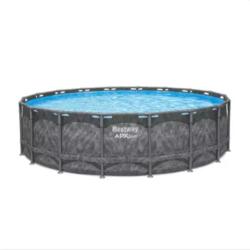 Bestway APX 365 - 561 KC, fémvázas ovális medence homokszűrővel - 549x132 cm (56113) - jatekbolt
