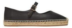 CASTANER női espadrillák, 025701-100, Természetes bőr, 37 EU, Fekete (0000304972553_37)