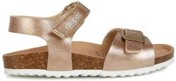 Geox Geox, Adriel tépőzáras műbőr szandál, Aranyszín, 34 EU (J028MC000BJC8124-34)