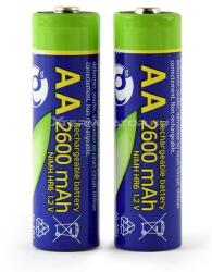 Gembird Ni-MH AA újratölthető elem 2600 mAh, 2 darabos csomag (EG-BA-AA26-01) (EG-BA-AA26-01)