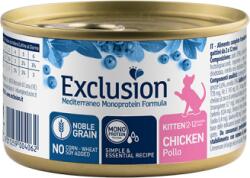 Exclusion Kitten chicken kölyök macska konzerv 85g