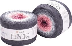 YARNART Flowers 279 Black Purple Kötőfonal (Flowers 279)