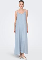 ONLY Only, Charis V-nyakú lyocell maxiruha, Jégkék, M (15337932-LIGHT-BLUE-DENIM-M)