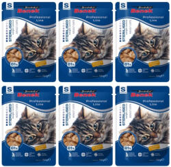  marka niezdefiniowana Super Benek tasak sterilizált macskáknak baromfival 24x100g