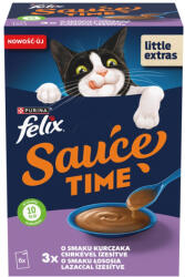 FELIX Felix Sauce Time Karma kiegészítő felnőtt macskáknak 6 x 40 g