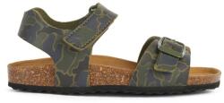 Geox Geox, Terepmintás tépőzáras szandál, Katonai zöld, 36 EU (J028LB00004C0837-36)