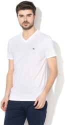 Lacoste Lacoste, V-nyakú pamutpóló, Fehér, 6 (TH6710-001-6)